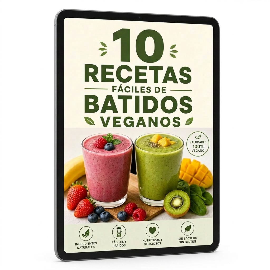 Bono 2: 10 recetas fáciles de batidos veganos