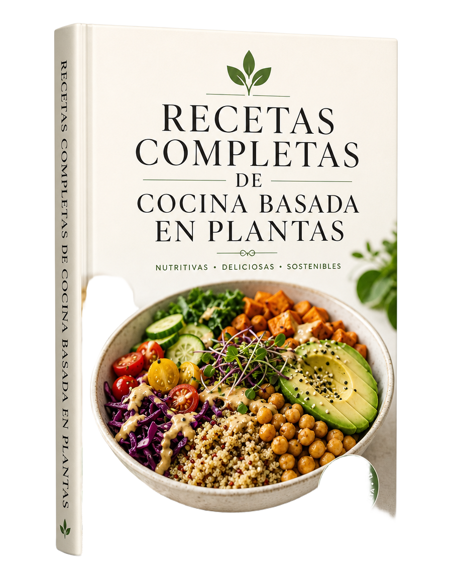 Recetas completas de cocina basada en plantas