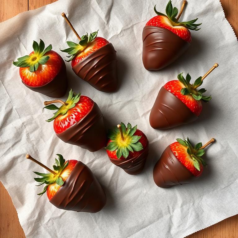 Fresas Cubiertas de Chocolate